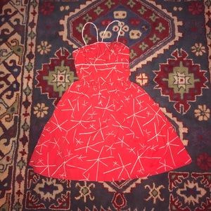 Red Anthropologie Dress ❤️